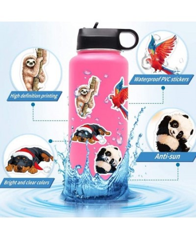 400Pcs Waterproof Animal Stickers for Water Bottle Laptop Cat Dog Tropical Rainforest Animals Vinyl Sticker for Kids Teens Ad...