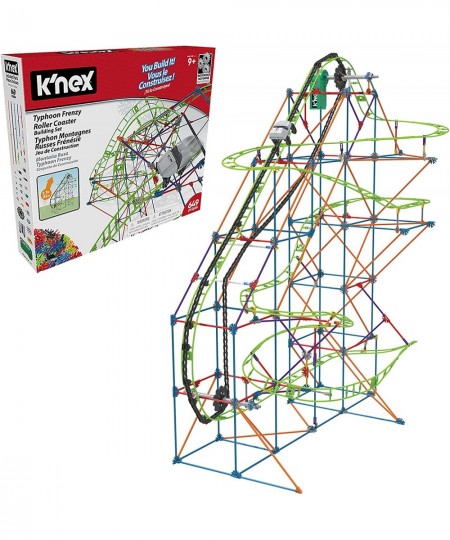 51438 TYPHOON FRENZY ROLLER COASTER BUILDING SET Building Kit Gray $49.61 - Toy Building Sets