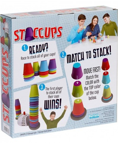 Staccups-Match and Stack to Win The Race Speed Game $26.02 - Stacking Games