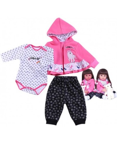 3 Pcs Reborn Baby Dolls Clothes 22 Inch Girl Reborn Doll Clothing Outfits for 20-23 inch Newborn Baby Alive $33.83 - Doll Acc...