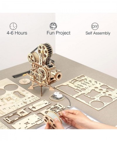 3D Wooden Puzzles Vitascope for Adults - Model Building Kits Mechanical Construction for Adults to Build Educational Brain Te...