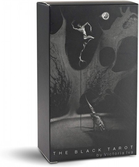 Black Tarot Deck Black and White Tarot Deck with Guide Book Shadow Work Tarot Alternative to Shadowhunter Tarot Cards and Sha...