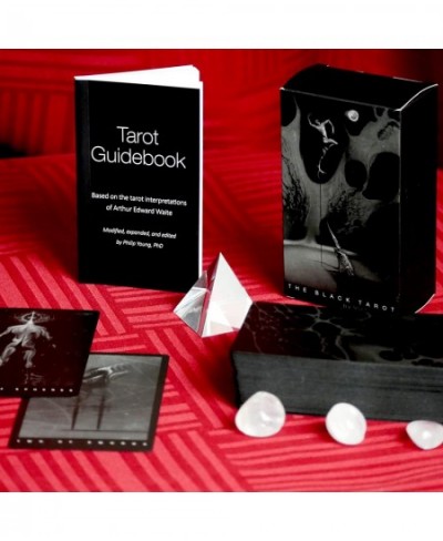 Black Tarot Deck Black and White Tarot Deck with Guide Book Shadow Work Tarot Alternative to Shadowhunter Tarot Cards and Sha...