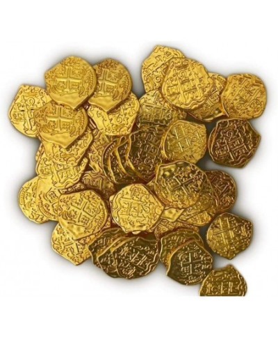 Lot of 50 Toy Metal Shiny Gold Pirate Treasure Coins $31.35 - Money & Banking Play Toys