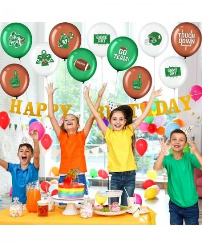 45 Pieces 12 Inch Football Balloons Party Decorations Latex Balloons for Football Touchdown Party Sports Game Day Party Favor...