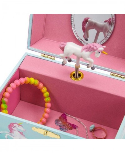 Rainbow Unicorn Gift Set - Musical Jewelry Box and Pretend Tea Set - Unicorn Gifts for Girls $62.54 - Children's Jewelry Boxes