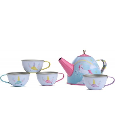 Rainbow Unicorn Gift Set - Musical Jewelry Box and Pretend Tea Set - Unicorn Gifts for Girls $62.54 - Children's Jewelry Boxes