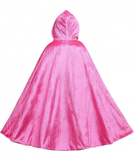 Fur Princess Hooded Cape Cloaks Costume Birthday Halloween Cosplay for Girls $40.54 - Kids' Costumes