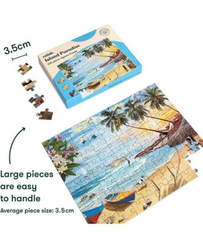 100 Piece Puzzles for Adults Island Paradise Dementia Jigsaw Puzzle Dementia Activities for Seniors $40.17 - Jigsaw Puzzles