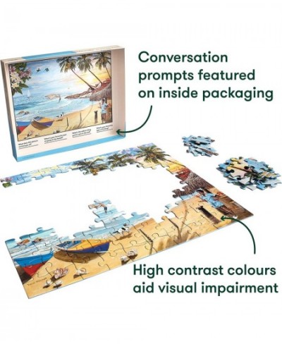 100 Piece Puzzles for Adults Island Paradise Dementia Jigsaw Puzzle Dementia Activities for Seniors $40.17 - Jigsaw Puzzles