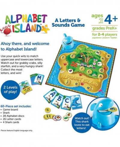 Alphabet Island Letter & Sounds Game Language Development Toy Alphabet Learning Toys ABC Board Games for Kids Ages 4+ $41.91 ...