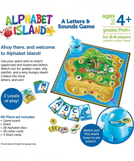 Alphabet Island Letter & Sounds Game Language Development Toy Alphabet Learning Toys ABC Board Games for Kids Ages 4+ $41.91 ...