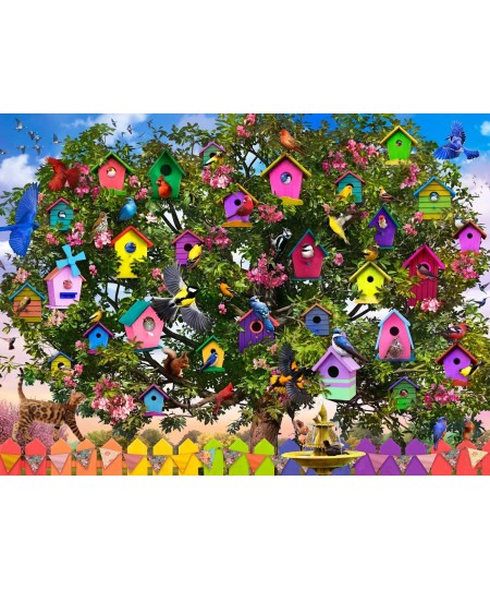 Bird Hotel - 1000 Piece Jigsaw Puzzle $24.17 - Jigsaw Puzzles