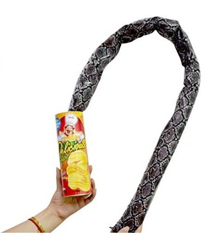 Potato Chip Snake Can Jump Spring Snake Toy April Fool Day Halloween Party Decoration Fun Toys Prank Toy (Potato Chip Style) ...