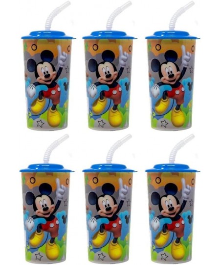 6-Pack Mickey Mouse 16oz Reusable Sports Tumbler Cups with Lids & Straws $32.57 - Kids' Party Tableware