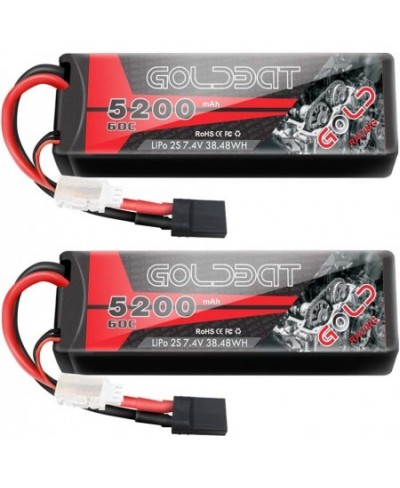 5200mAh 2S 60C 7.4V RC LiPo Battery Hard Case with TRS Plug for RC Evader BX Car RC Truck RC Truggy (2 Pack) $49.61 - Hobby R...