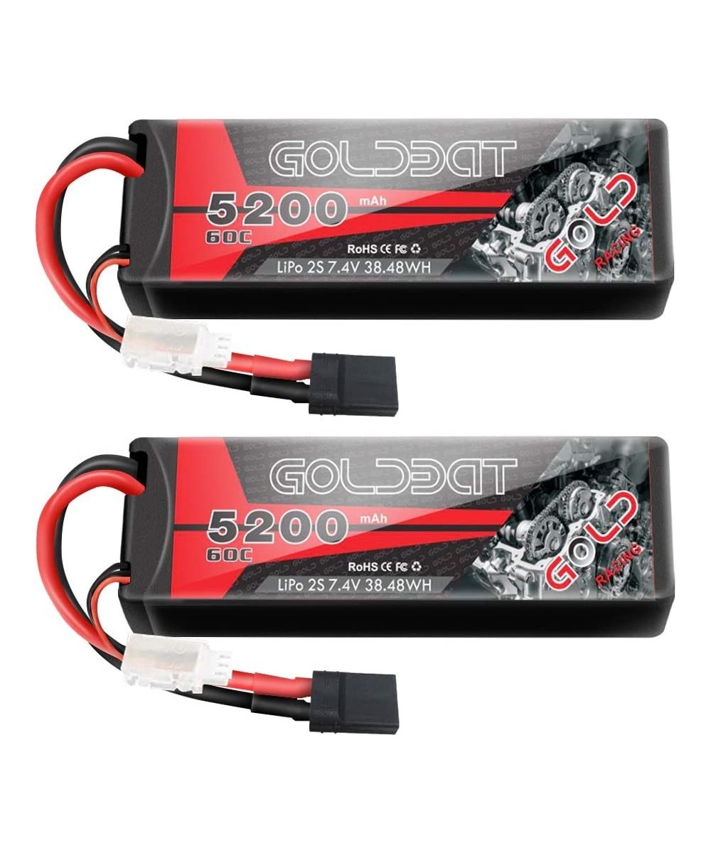 5200mAh 2S 60C 7.4V RC LiPo Battery Hard Case with TRS Plug for RC Evader BX Car RC Truck RC Truggy (2 Pack) $49.61 - Hobby R...