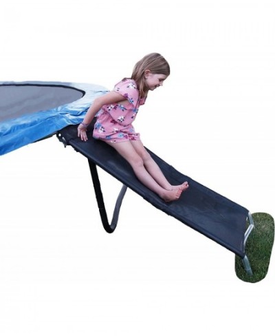 The Original Trampoline Slide & Climber | Heavy Duty Steel Construction | Better Than a Ladder | Easy to Climb & Slide | Clam...