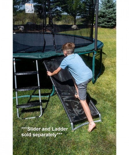 The Original Trampoline Slide & Climber | Heavy Duty Steel Construction | Better Than a Ladder | Easy to Climb & Slide | Clam...