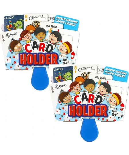 Playing Card Holder for Kids - 2 Pack - Durable Plastic - for Family Game Nights Parties $15.72 - Card Games