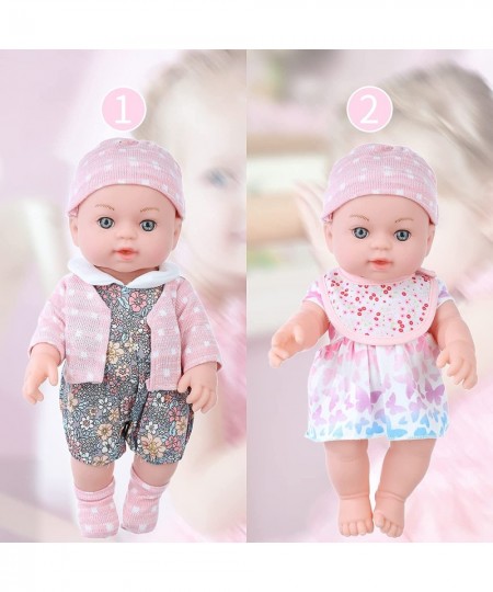 Realistic Baby Doll Set - 12 Inch Newborn Baby Doll with Clothes and Accessories Baby Doll Diapers Bottle Food Stuff $52.68 -...