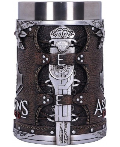 Officially Licensed Assassins Creed Brotherhood Brown Hidden Blade Game Tankard Resin 15.5cm $84.64 - Board Games