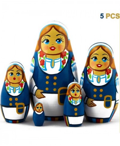 Set 5 pcs Nesting Dolls Finnish Folk Dress $41.88 - Nesting Dolls