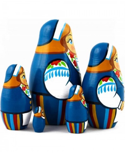 Set 5 pcs Nesting Dolls Finnish Folk Dress $41.88 - Nesting Dolls