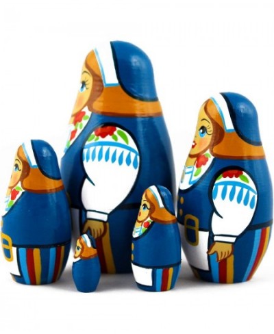 Set 5 pcs Nesting Dolls Finnish Folk Dress $41.88 - Nesting Dolls