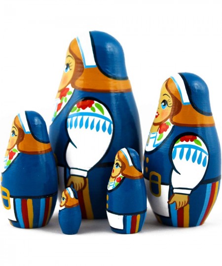 Set 5 pcs Nesting Dolls Finnish Folk Dress $41.88 - Nesting Dolls