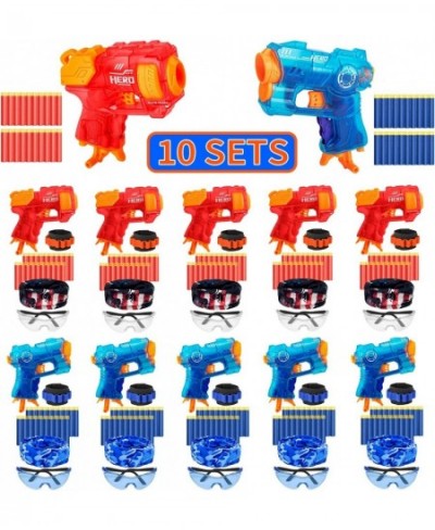 10 Bulk Small Gun Sets Compatible with Nerf Gun Party Supplies Boys Birthday Favors for Nerf War Party Mini Pistol Blasters M...