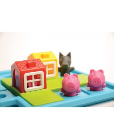 Three Little Piggies - Deluxe Cognitive Skill-Building Puzzle Game featuring 48 Playful Challenges for Ages 3+ $45.95 - Board...