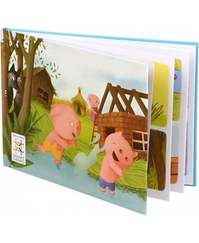 Three Little Piggies - Deluxe Cognitive Skill-Building Puzzle Game featuring 48 Playful Challenges for Ages 3+ $45.95 - Board...