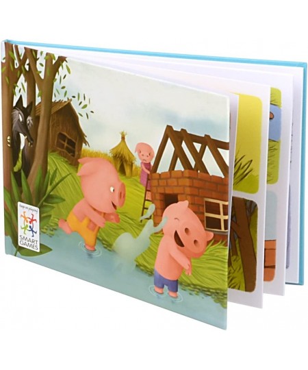 Three Little Piggies - Deluxe Cognitive Skill-Building Puzzle Game featuring 48 Playful Challenges for Ages 3+ $45.95 - Board...