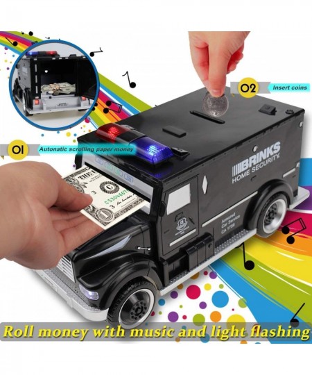 Kids Money Bank Electronic Piggy Banks Great Gift Toy for Kids Children Cool Armored Car Bank Password Coin Bank Perfect Toy ...