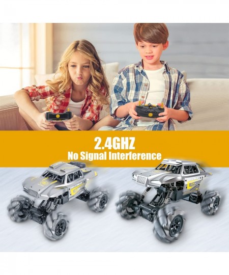 RC Cars 1:16 Scale Remote Control Car for Boys 6-12 360° Rotating 2.4GHz All Terrain Drift 4x4 Off Road Car Toys Gifts for Bo...