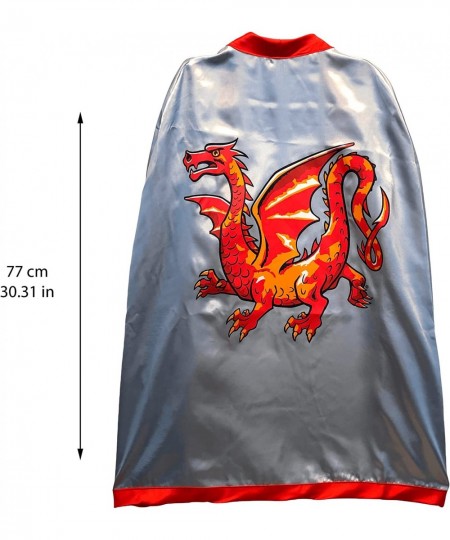 29303LT Amber Dragon Knight Satin Toy Cape for Kids | Part of A Kid's Costume Line $49.10 - Kids' Costumes