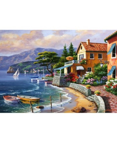 Paradise Retreat Jigsaw Puzzle (Piece 3000 Brown/A $64.84 - Jigsaw Puzzles