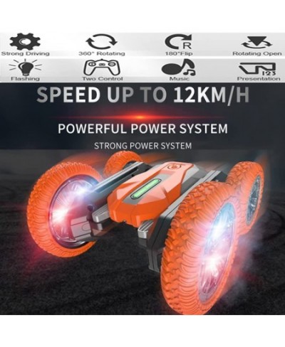 Remote Control Stunt Car Toy Gesture rc car for Boys RC Stunt Rotating Open Car 100 mph Rechargeable Remote Control Car for K...