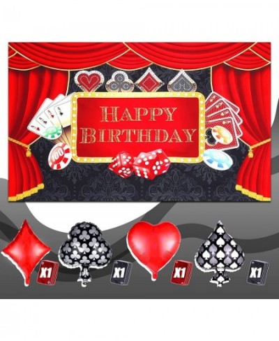 79 Pcs Casino Theme Party Decorations Las Vegas Party Decorations Casino Birthday Party Decorations Supplies Include Casino B...