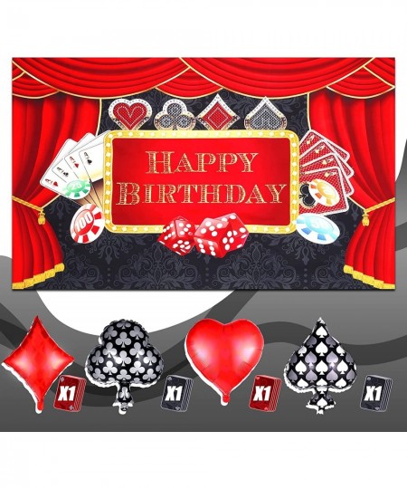 79 Pcs Casino Theme Party Decorations Las Vegas Party Decorations Casino Birthday Party Decorations Supplies Include Casino B...