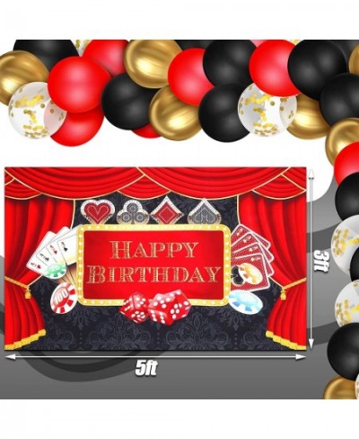 79 Pcs Casino Theme Party Decorations Las Vegas Party Decorations Casino Birthday Party Decorations Supplies Include Casino B...