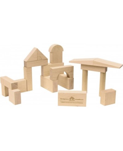 My First Wooden Block Set - Made in USA 21 Pieces $79.52 - Toy Stacking Block Sets