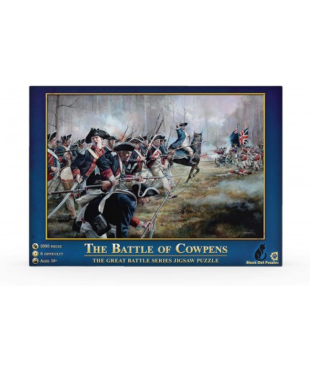 1 000 Piece Jigsaw Puzzle American Military History Battle of Cowpens Revolutionary War Battle Scene Features Dynamic Artwork...