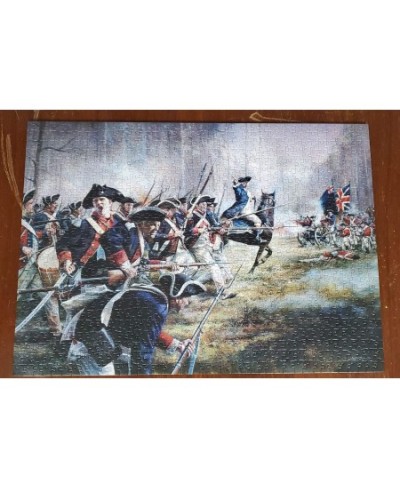 1 000 Piece Jigsaw Puzzle American Military History Battle of Cowpens Revolutionary War Battle Scene Features Dynamic Artwork...