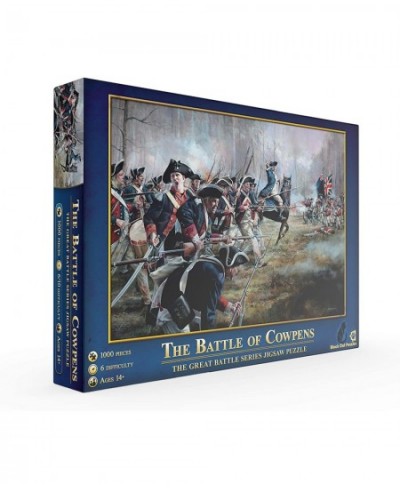 1 000 Piece Jigsaw Puzzle American Military History Battle of Cowpens Revolutionary War Battle Scene Features Dynamic Artwork...