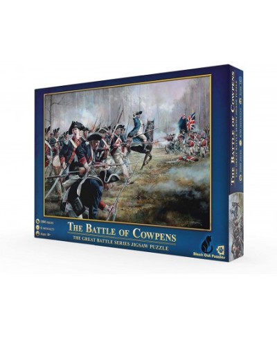 1 000 Piece Jigsaw Puzzle American Military History Battle of Cowpens Revolutionary War Battle Scene Features Dynamic Artwork...