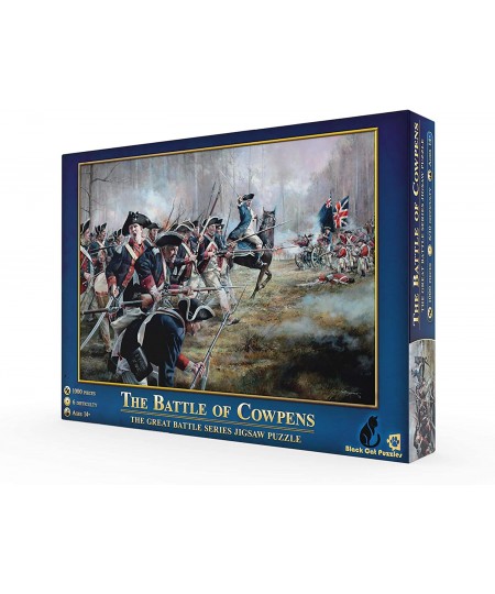 1 000 Piece Jigsaw Puzzle American Military History Battle of Cowpens Revolutionary War Battle Scene Features Dynamic Artwork...