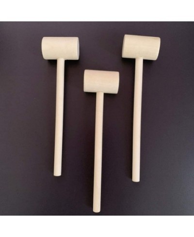 Wooden Hammers Mallet Solid Wood Flat Head Kids Hammering and Pounding Toys Pack of 20 $24.37 - Early Development & Activity ...