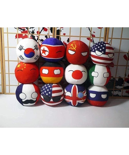 Polandball Plush Toys Anime Countryball Short Plush Doll Pillow Cosplay for Gift 12pcs-S 10cm-10CM $78.36 - Kids' Plush Toy P...